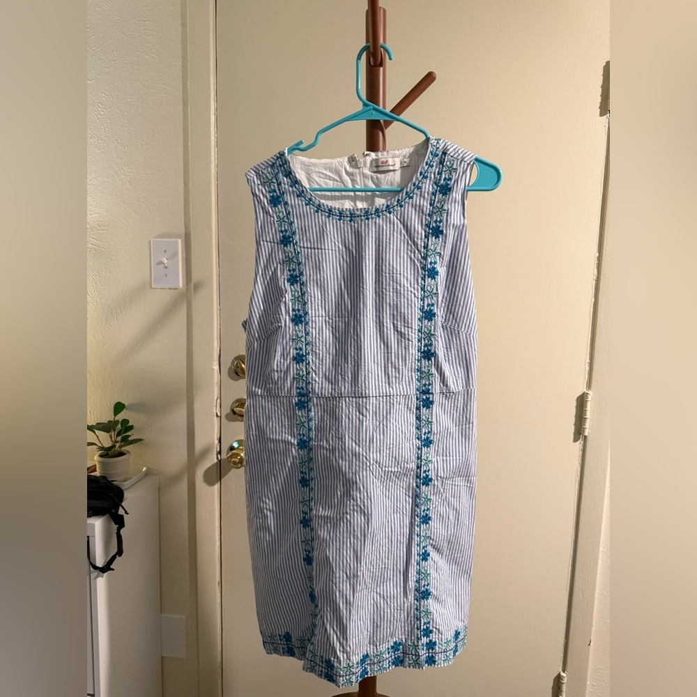 Blue and White Womens Vineyard Vines Dress
